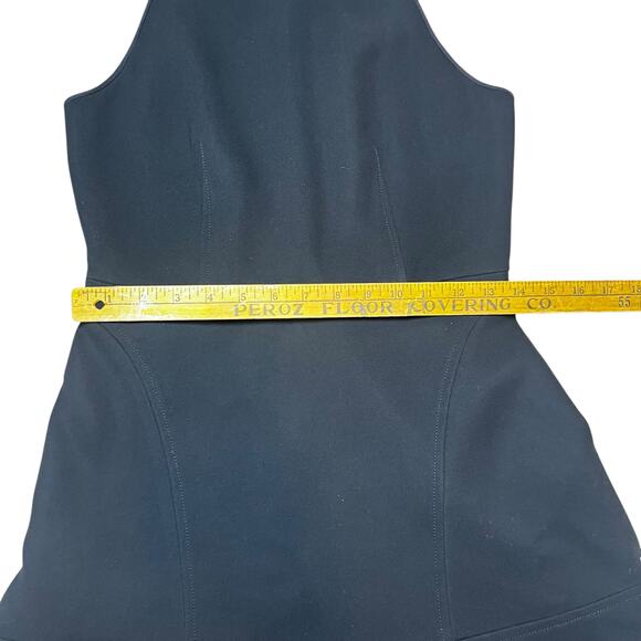 THEORY little black dress Felicitina Ruffle Hem fit and flare women  4 cocktail - Picture 5 of 13